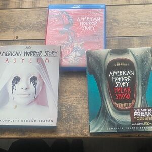 American Horror Story Blue-Ray DVD Box Set Bundle -seasons 1,2,3